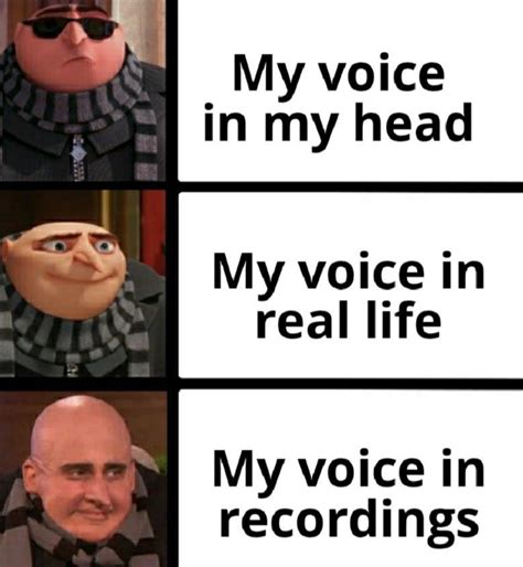 Is the voice I hear my real voice?