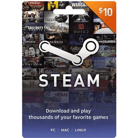 Is there $10 steam card in USA?