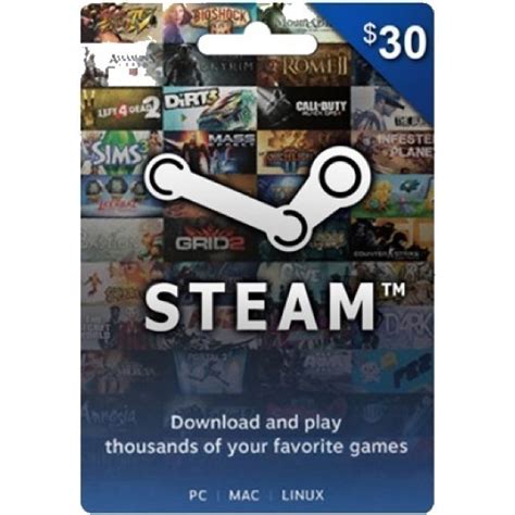 Is there 30 € steam card?