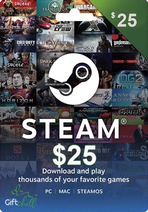 Is there Steam $25?