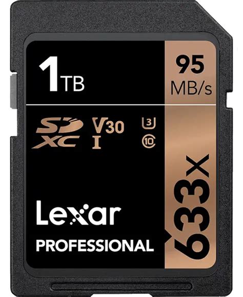 Is there a 1 terabyte memory card?