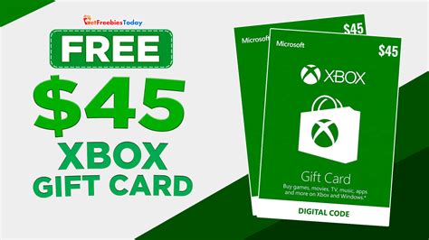 Is there a 45 dollar Xbox gift card?