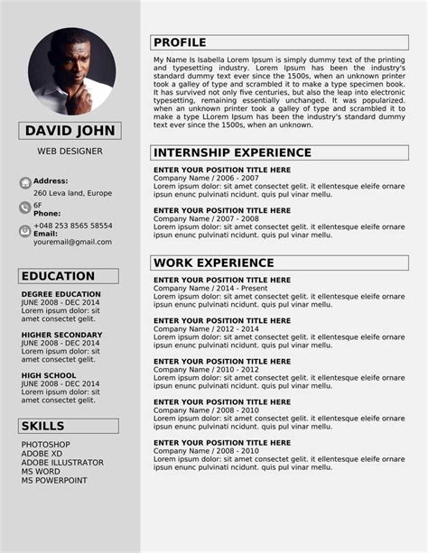 Is there a CV template in Pages?