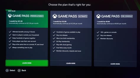 Is there a Game Pass family plan?