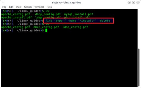 Is there a delete command in Linux?