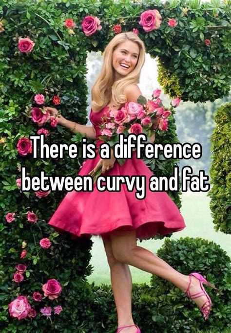 Is there a difference between curvy and fat?