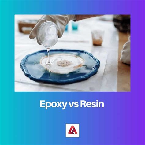 Is there a difference between epoxy and resin?