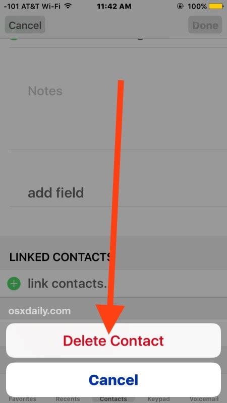 Is there a faster way to delete contacts on iPhone?