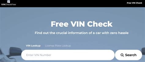 Is there a free VIN check Europe?