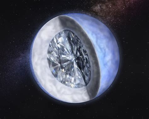Is there a giant diamond in space?