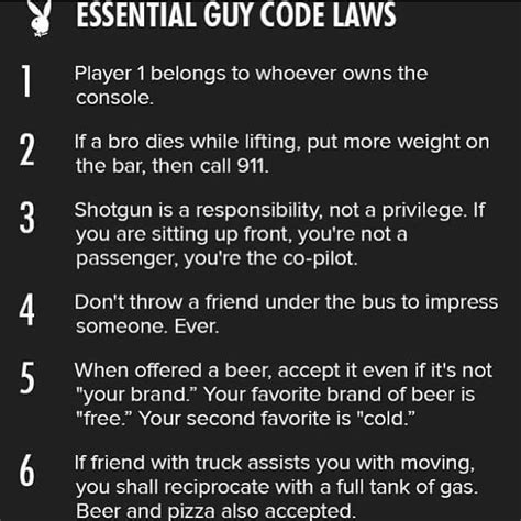 Is there a guy code?