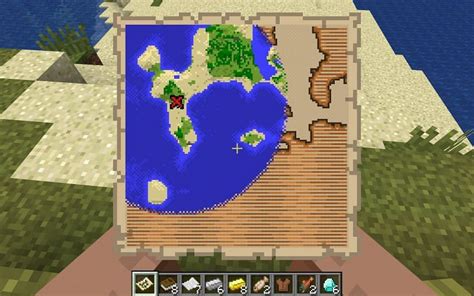 Is there a map in Minecraft?