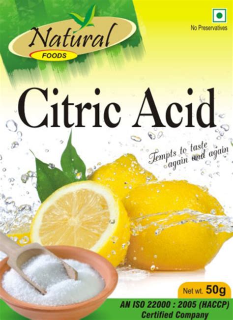 Is there a natural citric acid?