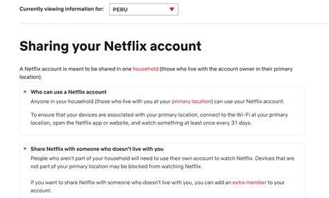 Is there a penalty for sharing Netflix accounts?