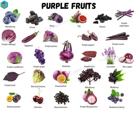 Is there a purple fruit?