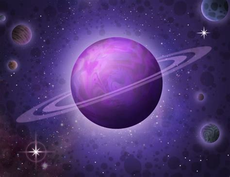 Is there a purple planet?