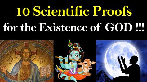 Is there a scientific fact that God exists?