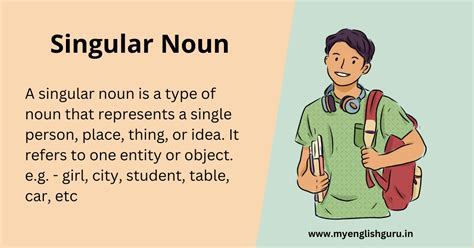 Is there a singular noun?