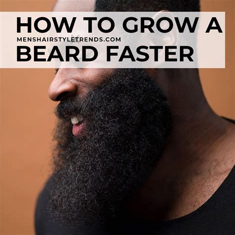 Is there a trick to grow a beard?