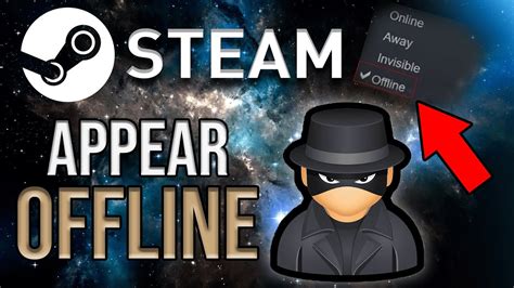 Is there a way to appear offline on Steam?