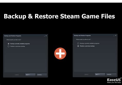Is there a way to backup Steam games?