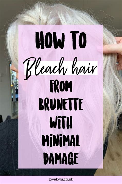 Is there a way to bleach hair without damaging it?