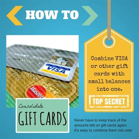 Is there a way to combine gift cards?