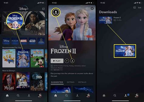 Is there a way to download Disney Plus movies to watch offline?