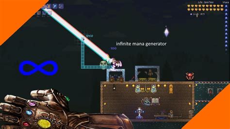 Is there a way to get infinite mana in Terraria?