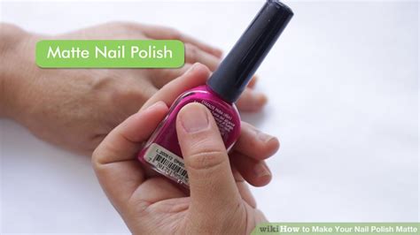 Is there a way to make nail polish matte?