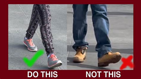 Is there an incorrect way to walk?