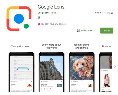 Is there an online version of Google Lens?