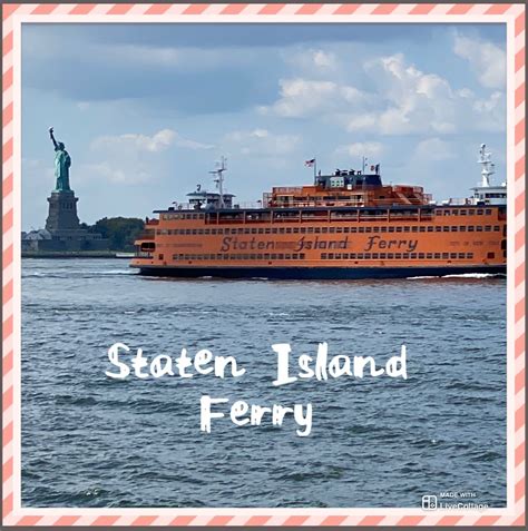 Is there an outside deck on the Staten Island Ferry?