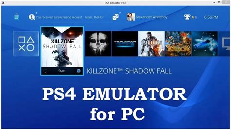 Is there any PS4 emulator for PC?