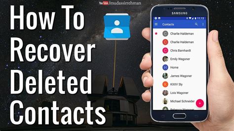 Is there any app to recover deleted contacts?