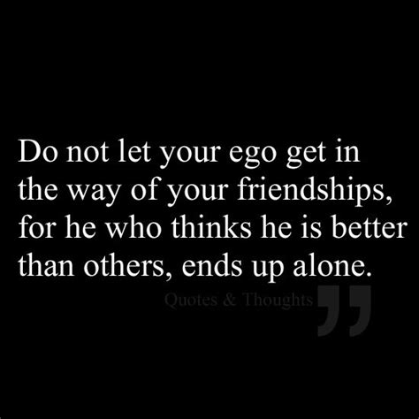 Is there ego in friendship?