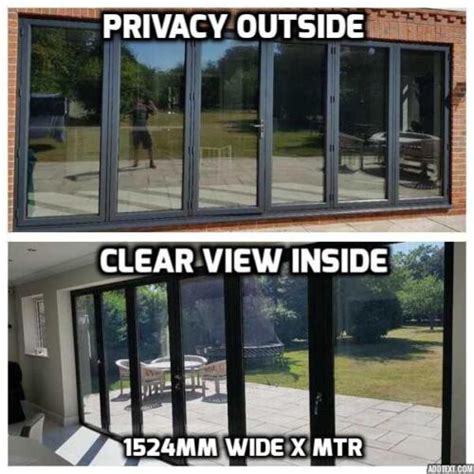 Is there glass you can see out but not in?