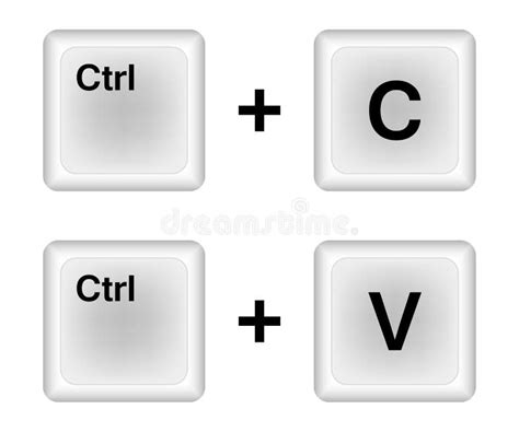 Is there one key instead of Ctrl C or Ctrl V?