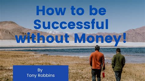 Is there success without money?