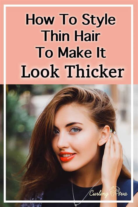 Is thick hair harder to style?