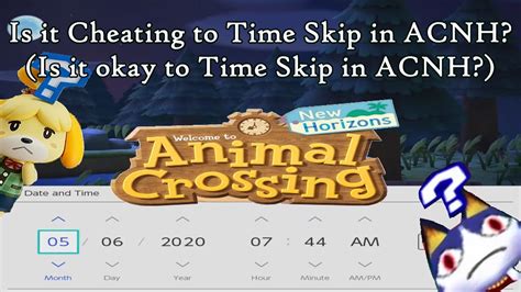 Is time skipping in Animal Crossing cheating?