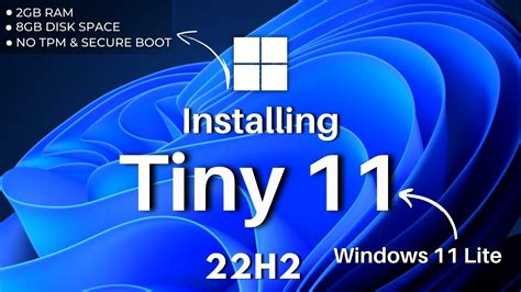 Is tiny 11 32bit?