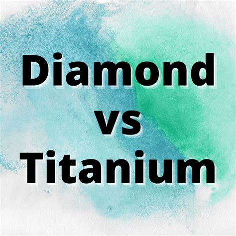 Is titanium stronger than diamond?