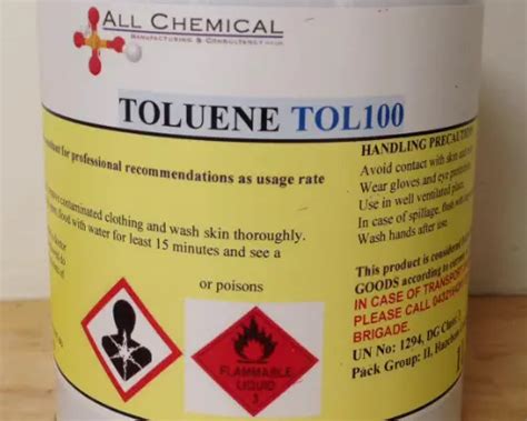 Is toluene explosive?