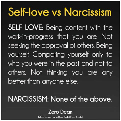 Is too much self-love narcissism?
