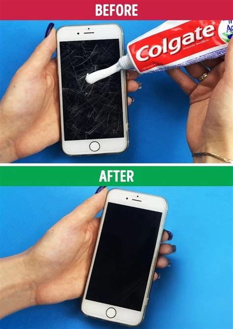 Is toothpaste good for cleaning phone screen?