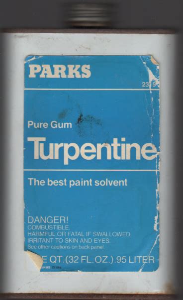 Is turpentine a skin irritant?