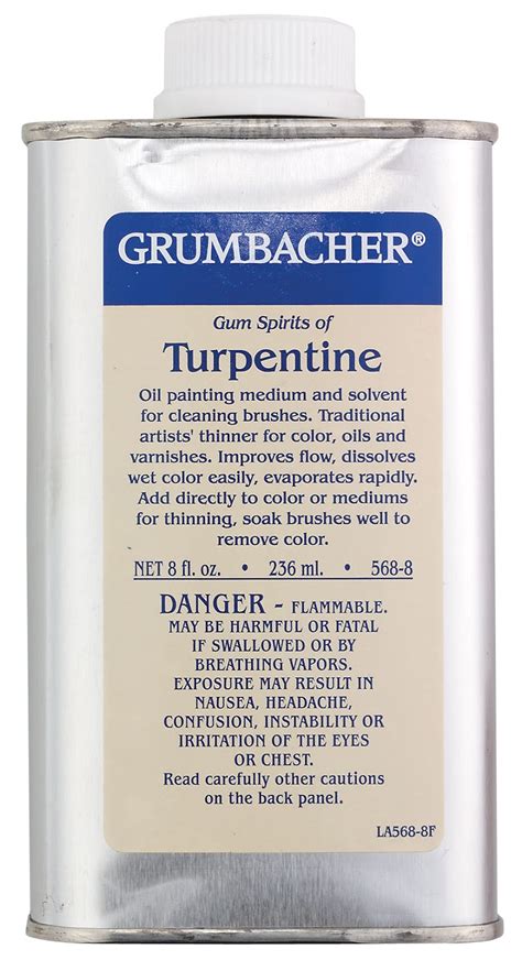 Is turpentine safe on clothes?