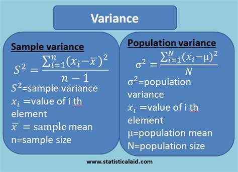 Is variance the same as standard deviation?