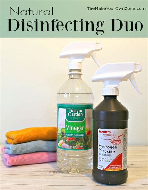Is vinegar and hydrogen peroxide a disinfectant?